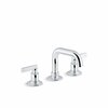 Kohler Widespread Bathroom Sink Faucet 0.5 GPM in Polished Chrome 35908-4N-CP